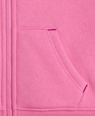 Toddler Girls Solid-Color Zip Hoodie, Macy's Exclusive