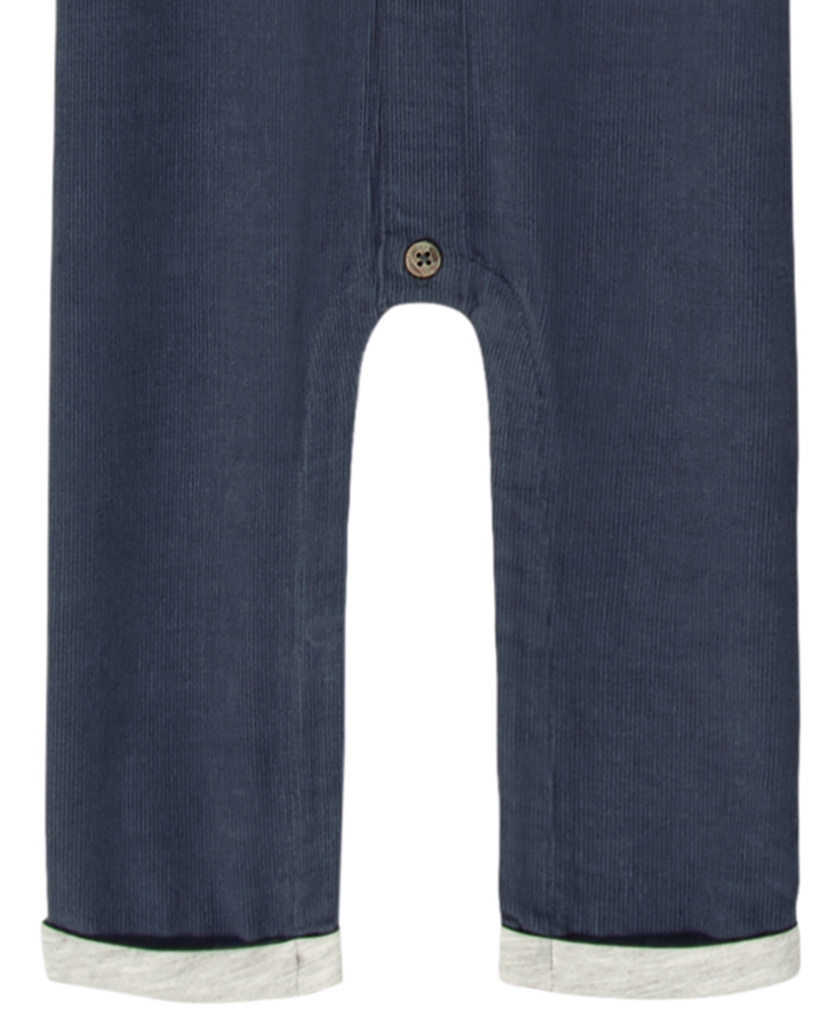 Calvin Klein Baby Boys Long Sleeve Button-front Coverall In Blue
