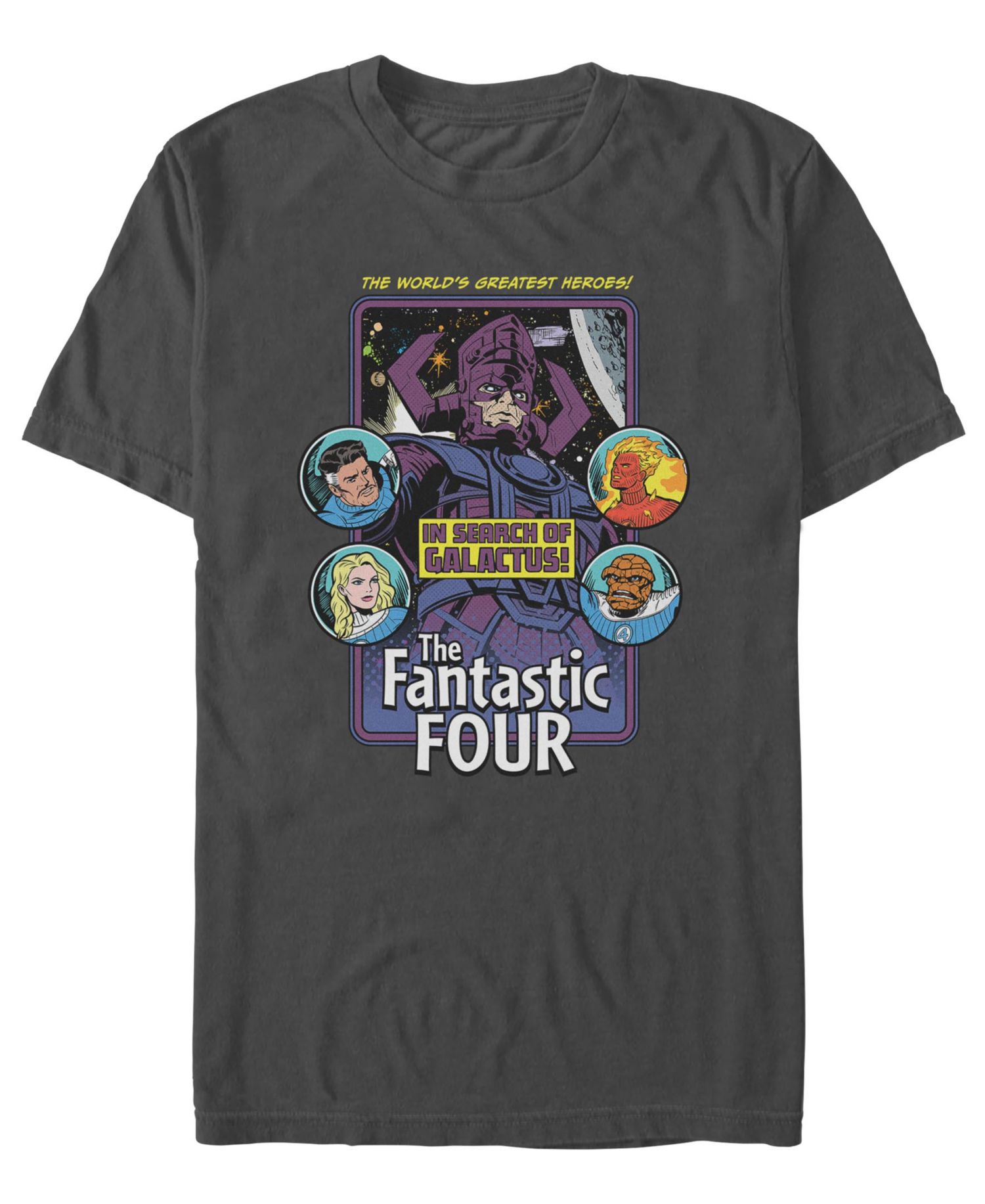 Men's Fantastic 4 First Steps Bubbles T-Shirt