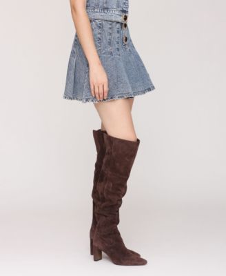 Women's Pleated Skater Mini Skirt