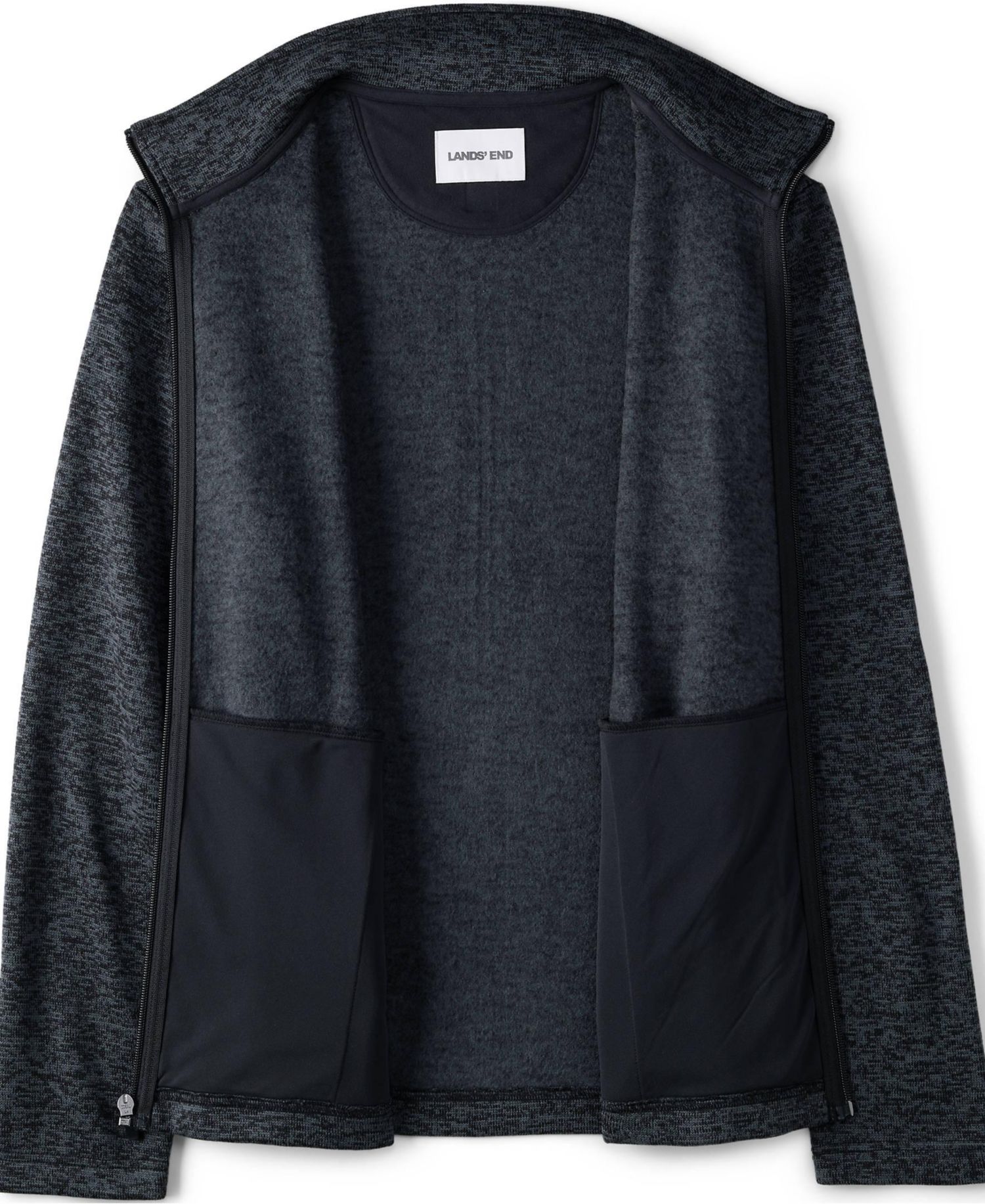 Men's Sweater Fleece Zip Front Jacket