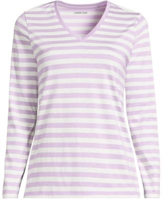Women's Supima Cotton Long Sleeve V-Neck T-Shirt