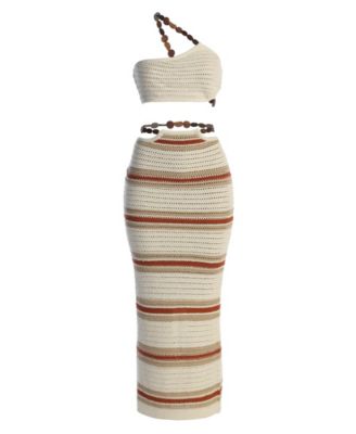 Women's Isla Crochet Skirt Set