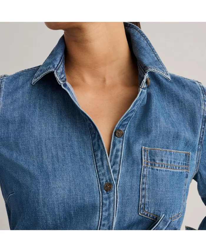 Women's Denim Lea Shirtdress - thumbnail 2