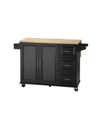 Extendable Table Mobile Kitchen Island