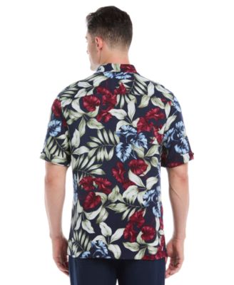 Men's Floral Print Short Sleeve Shirt