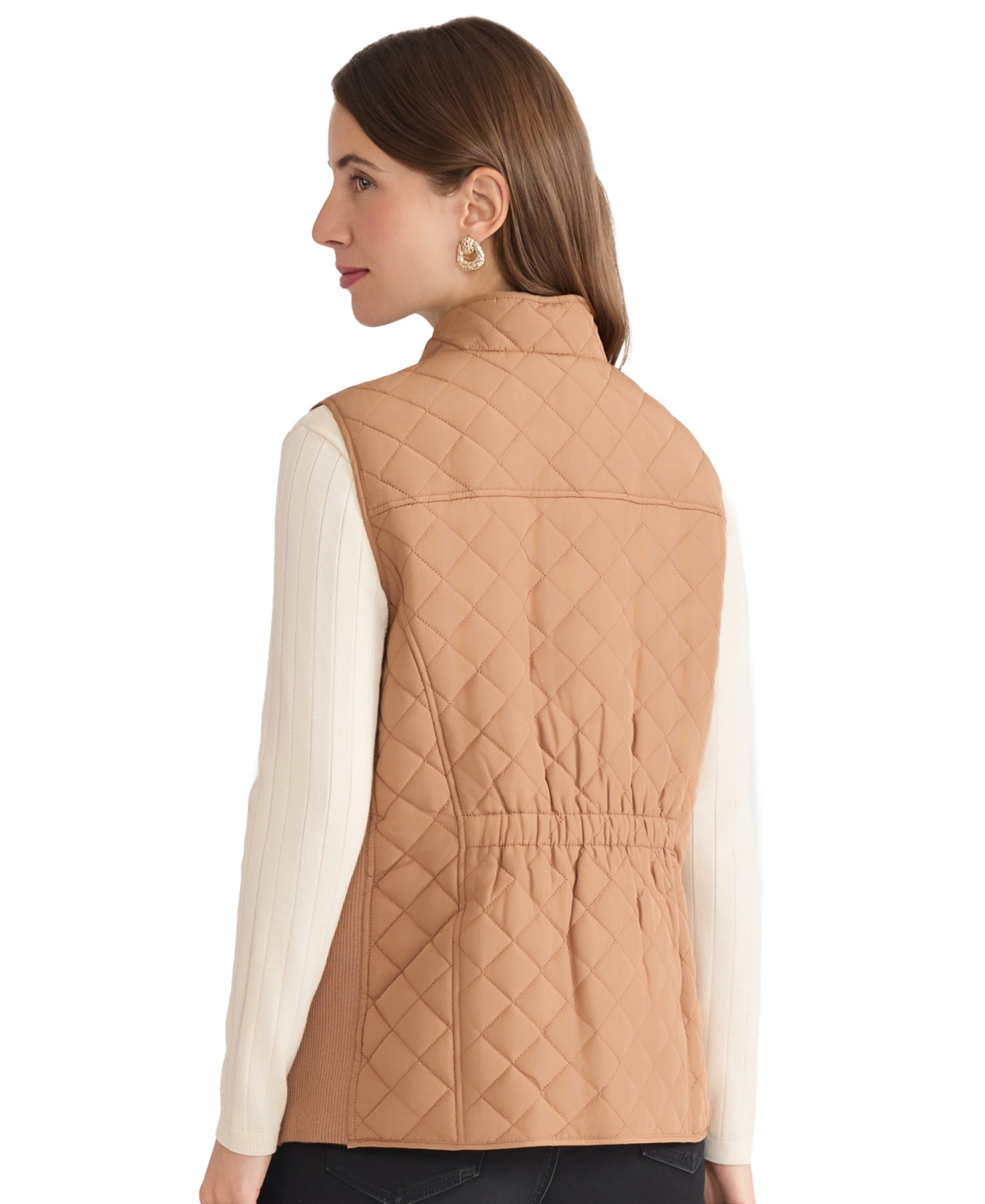 Jones New York Women's Patch Pocket Vest Jacket