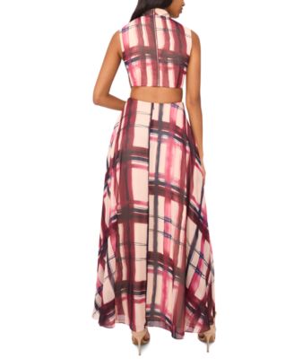 Women's The Evette Printed Sleeveless Maxi Dress