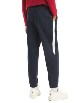 Men's Fleece Side Knit Tape Elasticated Hem Jogger