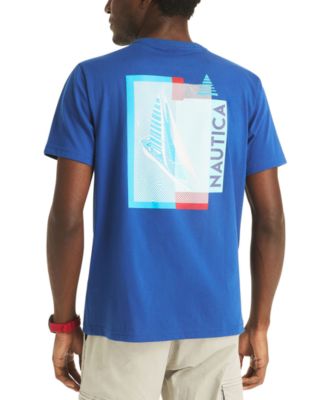 Men's Crewneck Geo Sailing T-Shirt