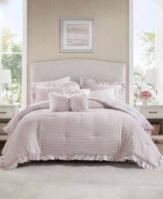 Adele Reversible 5-Pc. Comforter Set, Full/Queen