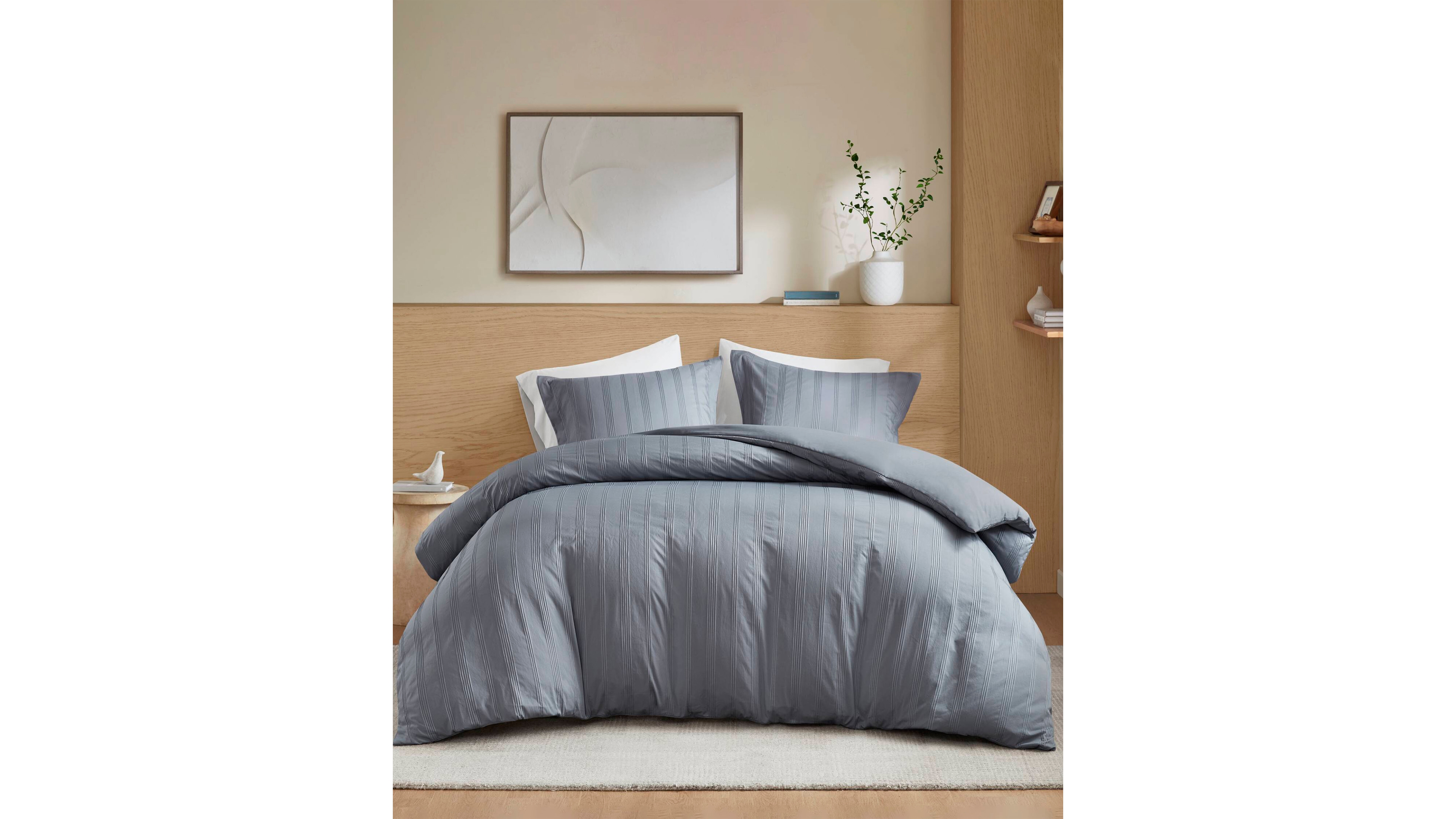 510 Design Logan Woven Striped 3-Pc. Duvet Cover Set, King