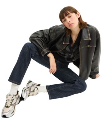 Women's Mesh Lace-Up Sneakers