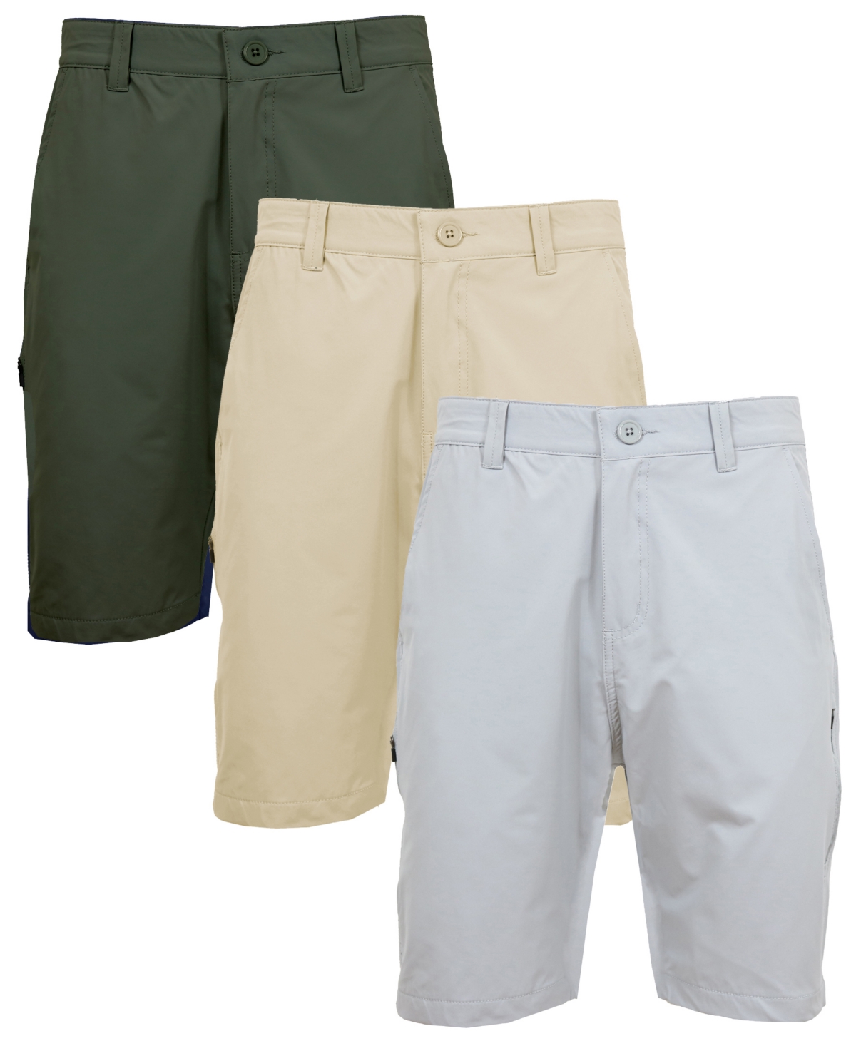 Galaxy By Harvic Men's 3-pack Slim Fit Short In Multi