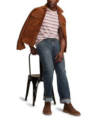 Men's Venice Burnout Stripe Crew Neck T-Shirt