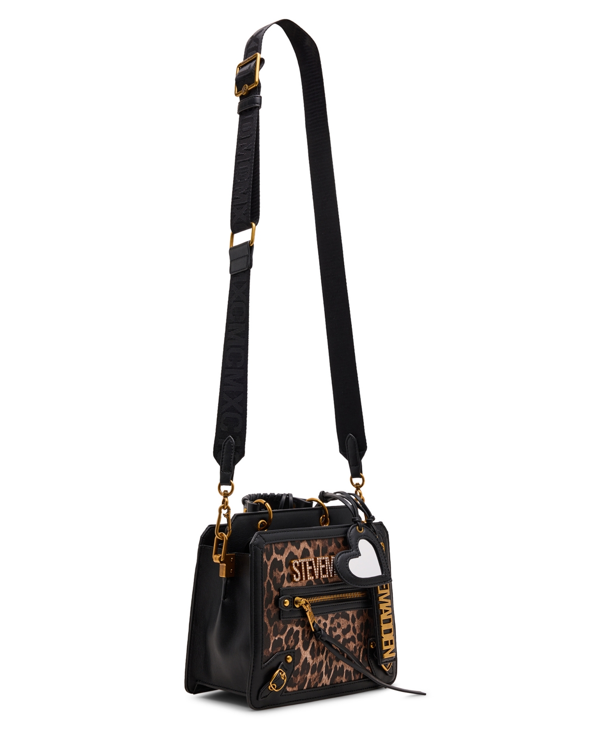 Steve Madden Bevelyn Satchel Bag In Brown