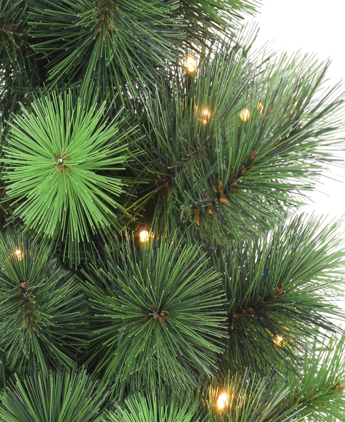 Puleo Pre-Lit Table Top Artificial Christmas Tree with 35 Lights in Sac, 2'