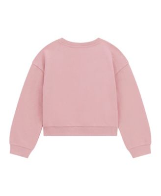 Girls' 7-16 Round Neck Oversize Active Sweatshirt