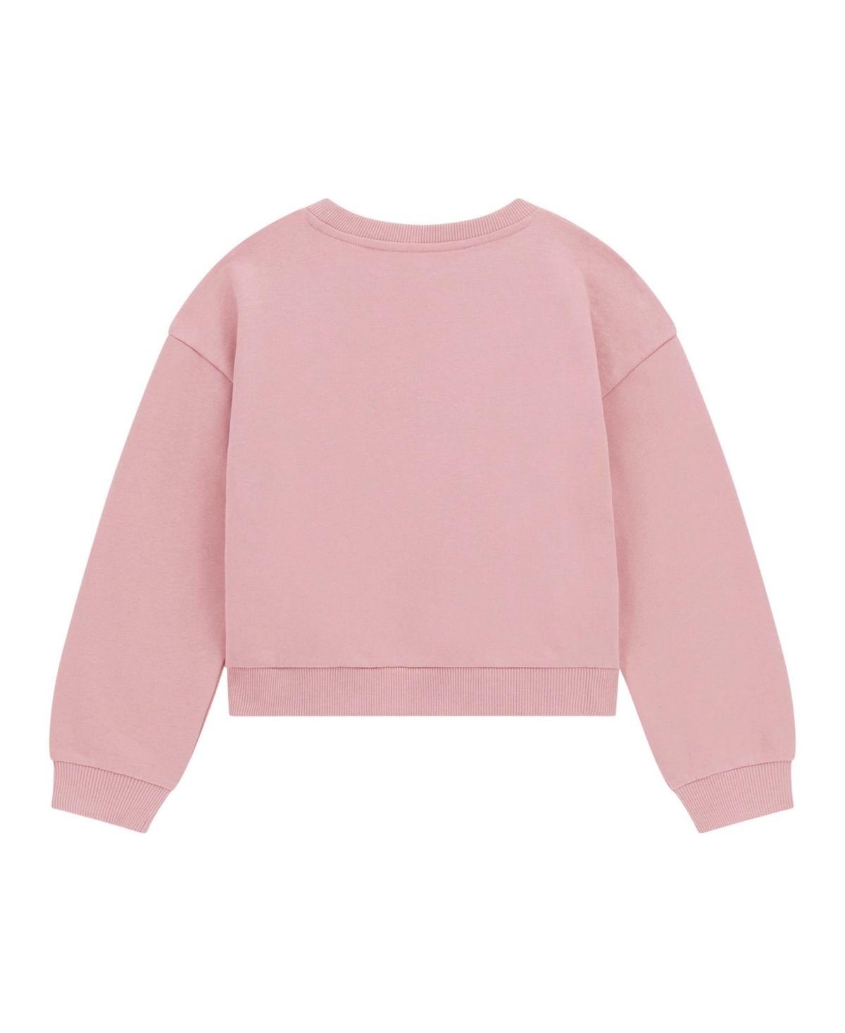 Guess Girls 7-16 Round Neck Oversize Active Sweatshirt In Pink