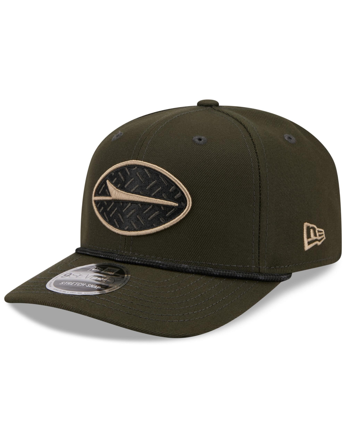 New Era Men's Dark Green New York Jets 2025 Nfl Rivalries Sideline 9seventy Adjustable Hat In Green