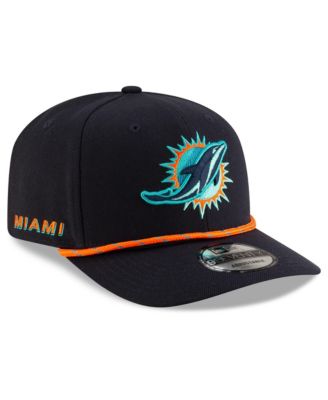 Men's Navy Miami Dolphins 2025 NFL Rivalries Sideline 9SEVENTY Adjustable Hat