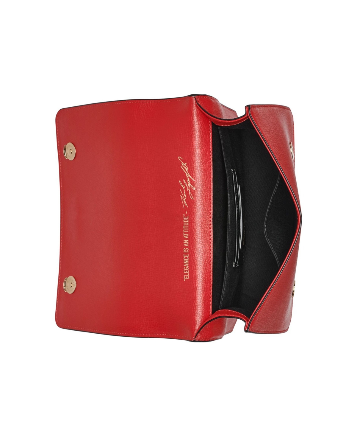 Karl Lagerfeld Simone Flap Crossbody In Red