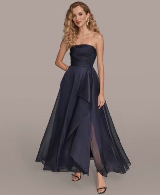 Donna Karan New York - Women's Ruched Strapless Gown