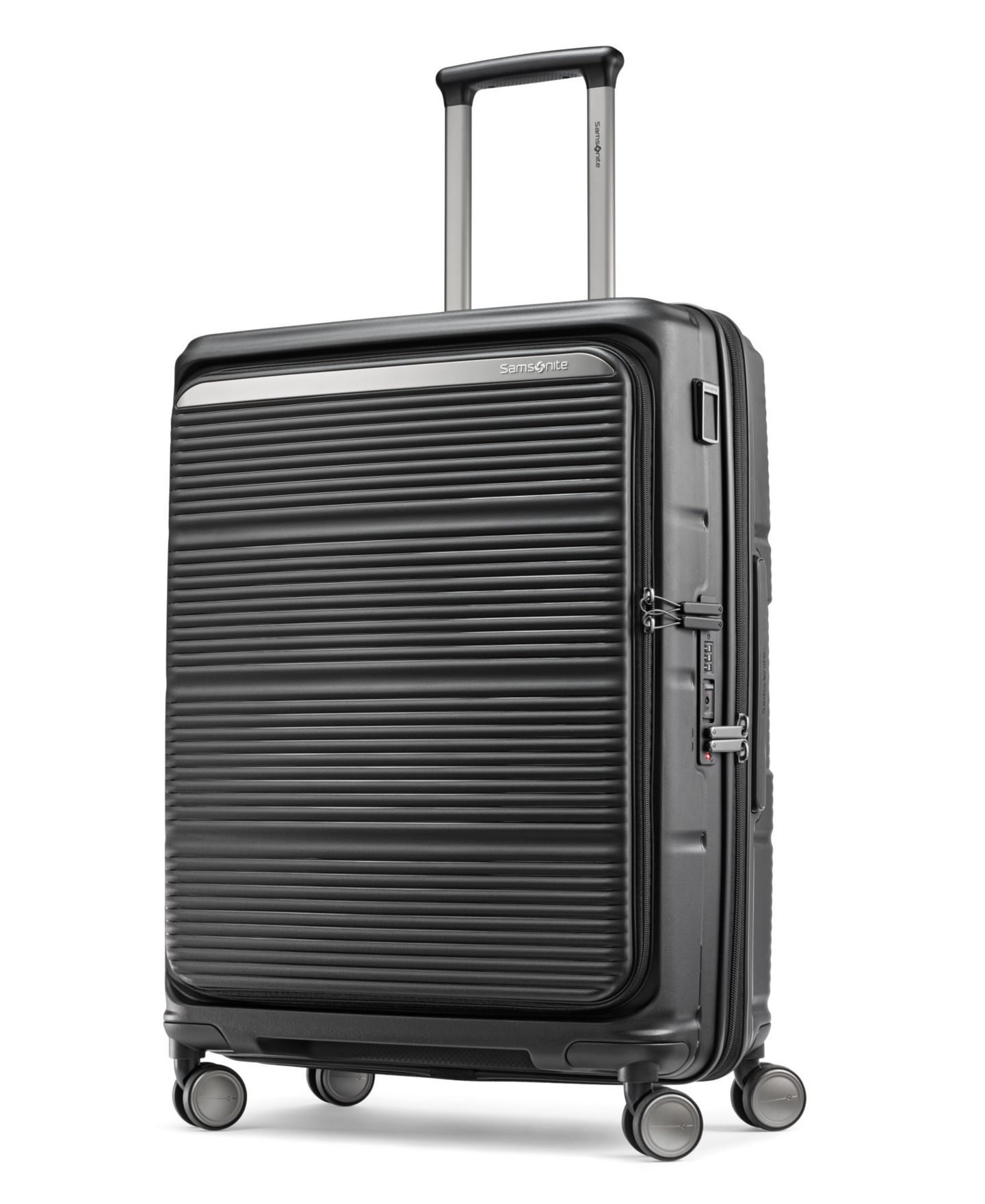 Чемодан Samsonite Paralux Hardside Medium 26" Check-In Spinner Luggage, цвет: Чёрный — фото 1