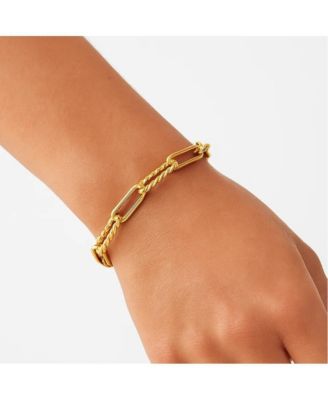 Sienna Adjustable Paperclip Chain Stackable Bracelet