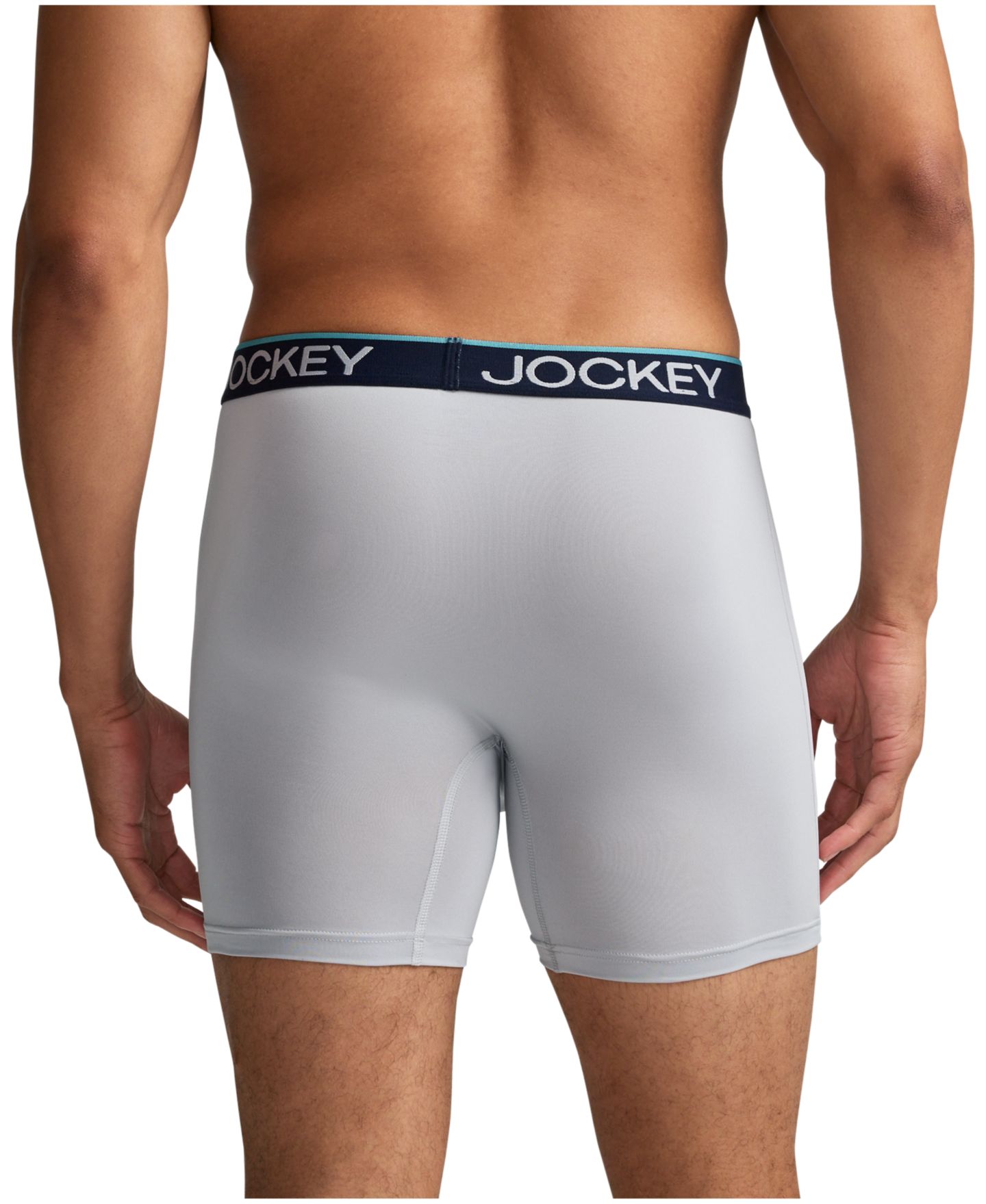 Трусы-боксеры Micro для мужчин, 2 шт. — Jockey, цвет: Серый — фото 3