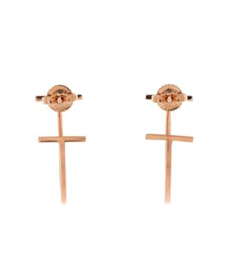 T Wire Hoop Earrings