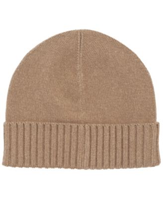 Crest Knit Beanie Hat