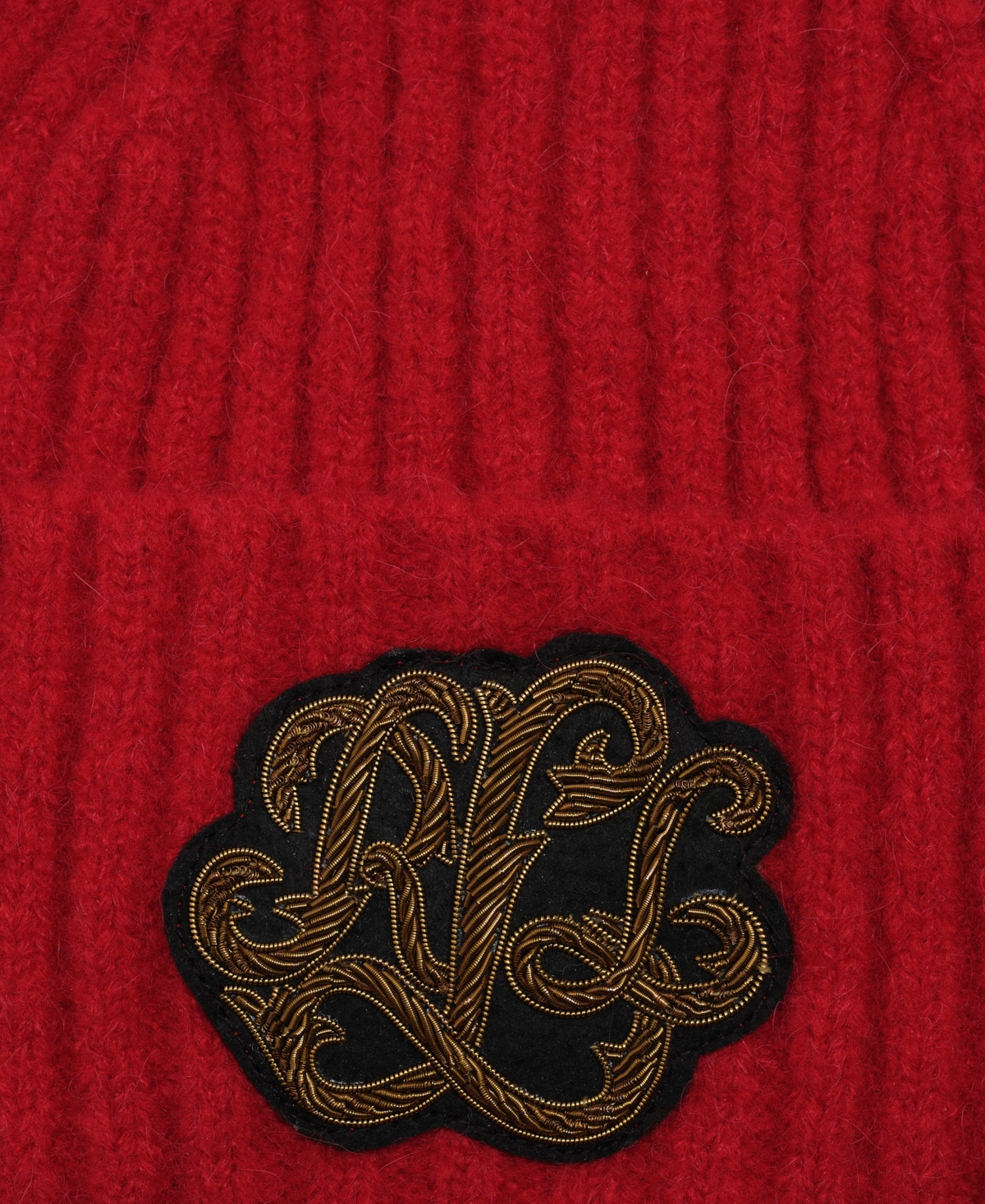 Ralph Lauren Buillion Logo Gifting Beanie Hat In Red