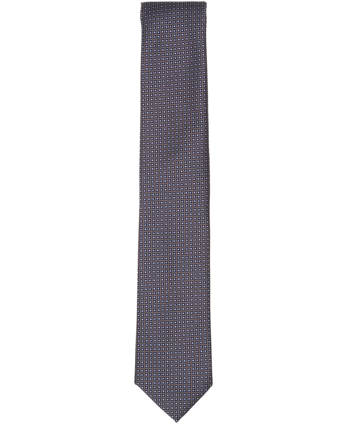 Alfani Men's Lillian Neat Printed Tie, Macy's Exclusive In Gray