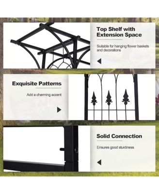 Outdoor Garden Arch Flowers Climbing Plants Trellis Metal Wedding Archway