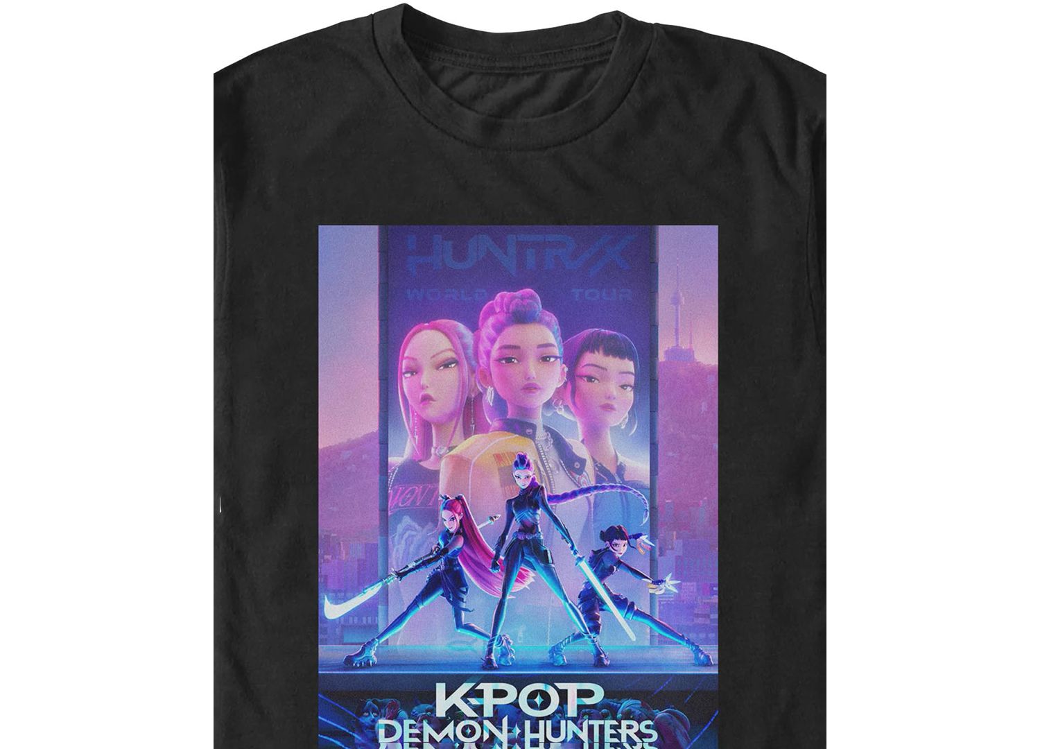 Men's K-Pop Demon Hunters Poster T-Shirt
