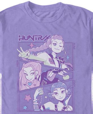 Men's K-Pop Demon Hunters Huntrix Group Panels T-Shirt