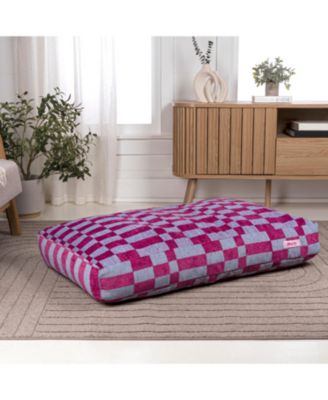 MabelDesigner Modern Ultra Soft Reversible Plush Rectangular Pet Bed with Washable Cover