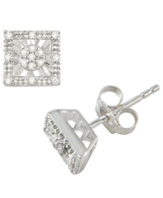 2-Pc.Diamond Pendant and Earrings Set (1/5 ct. t.w.) in Sterling Silver