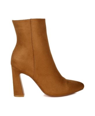 Womens Clubdate Block Heeled Ankle Boots
