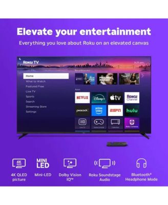 55" Class Pro Series QLED Mini-LED HDR 4K Smart TV – 55R8C5