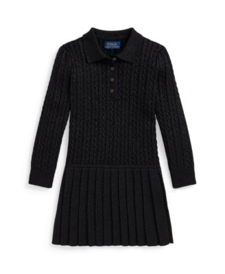 Polo Ralph Lauren - Girls 2T-6X Mini-Cable Polo Sweater Dress