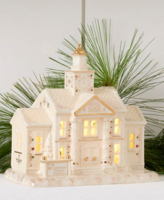 FROM THE VAULT! Mistletoe Park Town Hall with Clock Tower, Exclusively at Macy's
