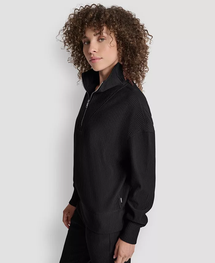 Women's Tech Ottoman Half-Zip Mock Neck Sweatshirt - thumbnail 2