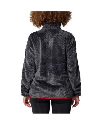 Women's Black Georgia Bulldogs Fireside II Sherpa Full-Zip Jacket