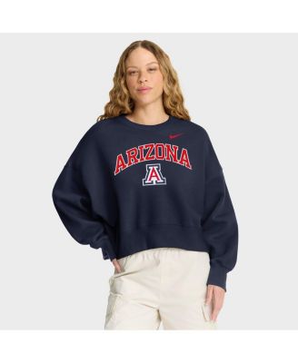 Nike - Women'sNavy Arizona Wildcats Oversized Phoenix Arch Pullover Sweatshirt