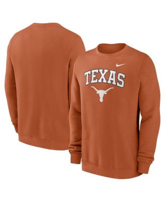 Nike - Men's Texas Orange Texas Longhorns Arch Pullover Sweatshirt