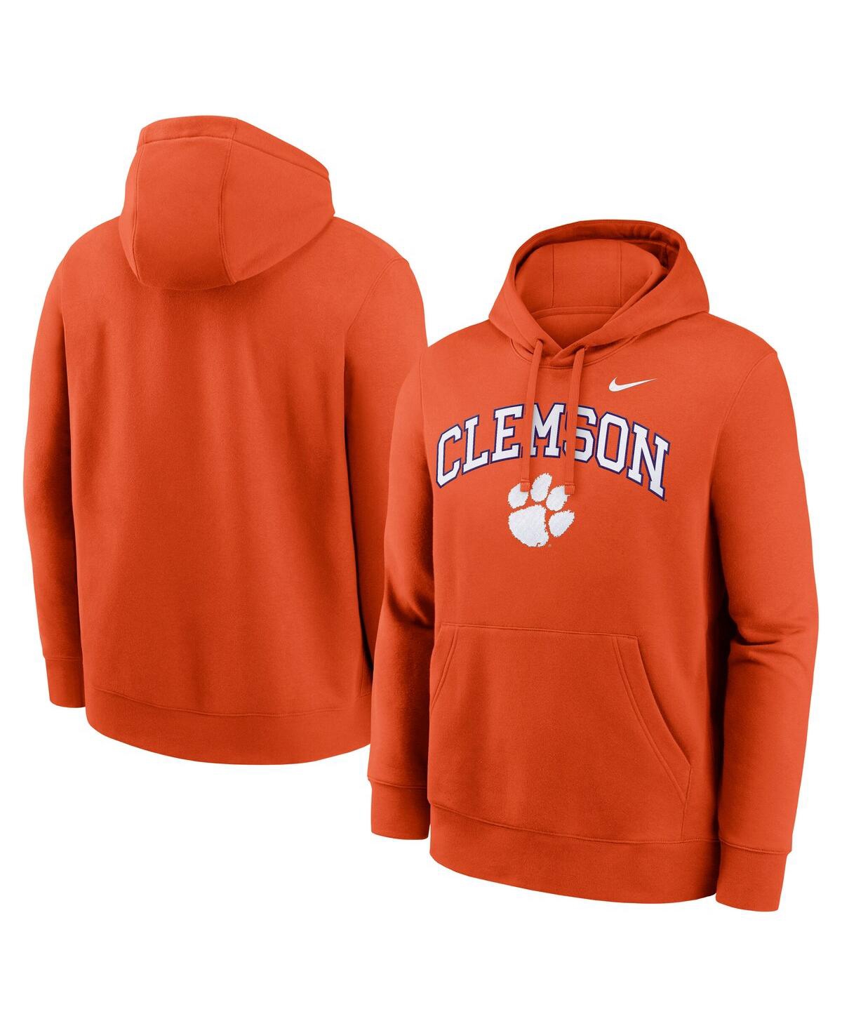 Nike Clemson Arch  Men's College Pullover Hoodie In Brown