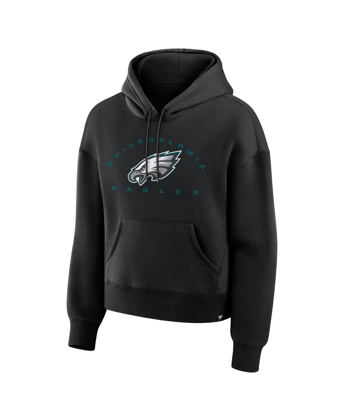 Fanatics Women's Black Philadelphia Eagles Eligible Receiver Legacy Pullover Hoodie In Black