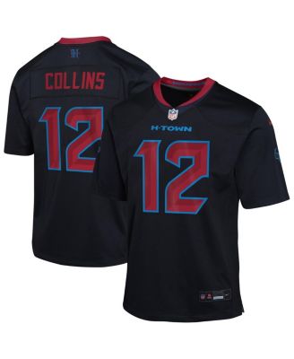 Nike - Big Boys and GirlsNico Collins Navy Houston Texans Alternate Game Jersey